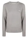 Sun 68 Long-sleeve Crew-neck Sweater In Gray