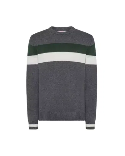 Sun 68 Luxurious Men's Sweater In Gray
