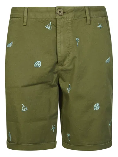 Sun 68 Men's Bermuda Shorts - Stylish Design In Verde