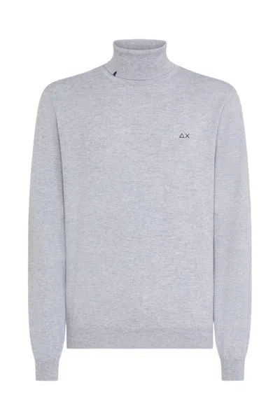 Sun 68 Men's Dolcevita Sweater Sun68 K44106 Medium Grey In Gray