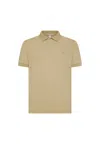 Sun 68 Men's Polo Sn68 K35120 Stone In Animal Print