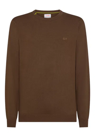 Sun 68 Men's Sweater Sun68 K45101/08 Brown