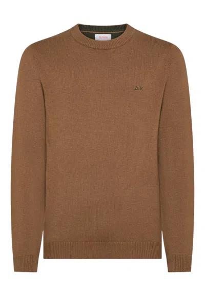 Sun 68 Men's Sweater Sun68 K45110/17 Desert In Brown