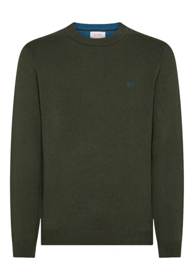 Sun 68 Men's Sweater Sun68 K45110/74 Milit In Green