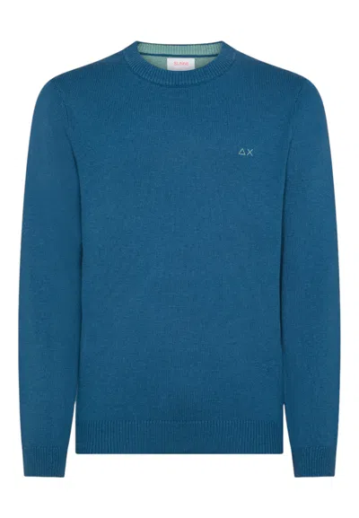 Sun 68 Men's Sweater Sun68 K45110/80 Avio Sc In Blue
