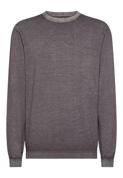 Sun 68 Men's Sweater Sun68 K45130/47 Grig Scur In Brown