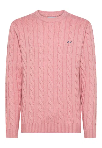 Sun 68 Men's Sweater Sun68 K45138/57 Pink Dark