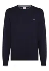 Sun 68 Men's Sweater Sun68 K45141/07 Navy In Blue