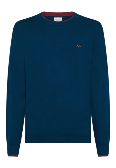 Sun 68 Men's Sweater Sun68 K45141/78 Oil In Multi