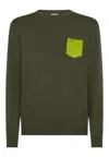 Sun 68 Men's Sweater Sun68 K45147/74 Milita In Green