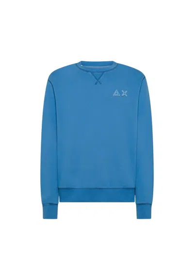 Sun 68 Men's Sweatshirt Sun68 F3512 In Blue