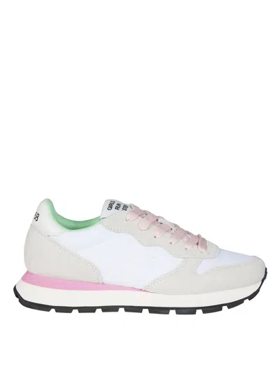 Sun 68 Multicolor Stargirl Sneakers For Women In Bianco