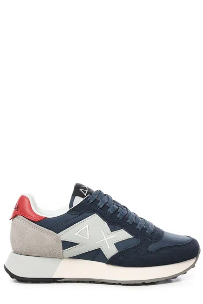 Sun 68 Panelled Lace-up Sneakers