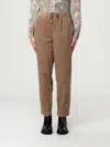 Sun 68 Pants Sun68 Woman Color Beige In Brown