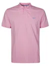 Sun 68 Short-sleeved Polo Shirt In Pink