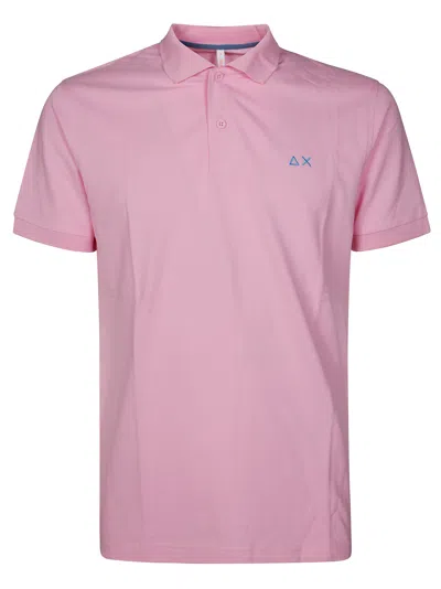 Sun 68 Short-sleeved Polo Shirt In Pink