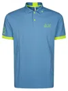 Sun 68 Polo Logo Fluo In Beige