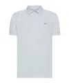 Sun 68 Polo Bande Piccole Sul Colletto In White