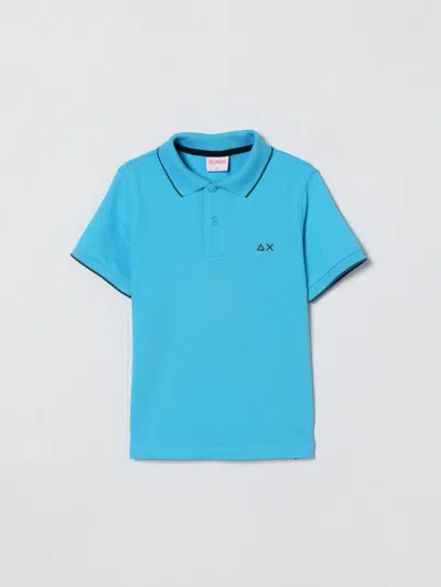 Sun 68 Kids' ポロシャツ Sun68 ボーイ カラー ターコイズ In Blue