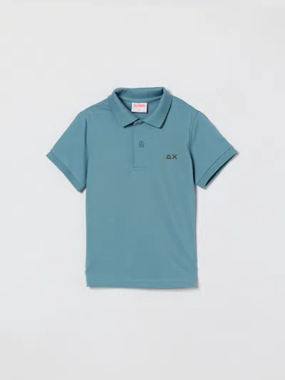 Sun 68 Kids' ポロシャツ Sun68 ボーイ カラー アヴィオン In Blue
