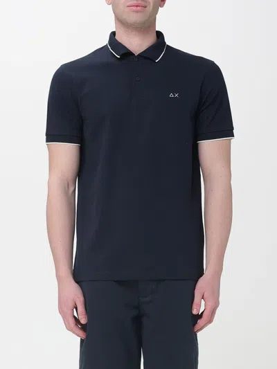 Sun 68 Polo Shirt Men Sun68 In Black