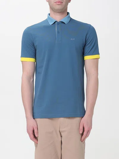 Sun 68 Polo Shirt Men Sun68 In Blue