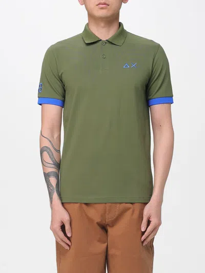 Sun 68 Polo Shirt Men Sun68 In Green