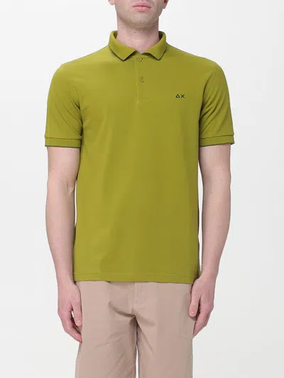 Sun 68 Polo Shirt Men Sun68 In Green