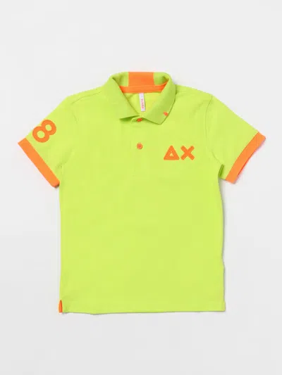 Sun 68 Polo Shirt  Kids Color Lime