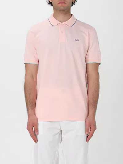 Sun 68 Polo Shirt  Men Color Baby Pink