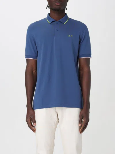 Sun 68 Polo Shirt  Men Color Blue 2