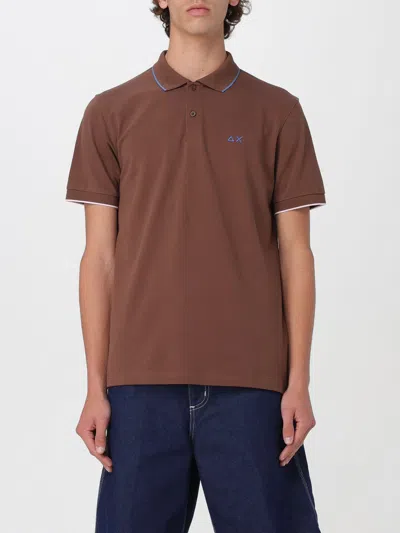 Sun 68 Polo Shirt  Men Color Brown