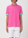Sun 68 Polo Shirt  Men Color Fuchsia In Fuchsia