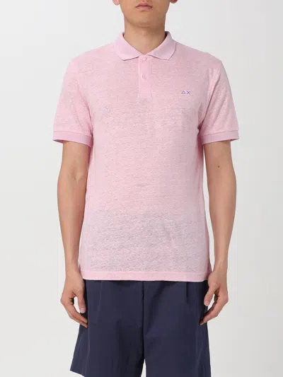 Sun 68 Polo Shirt  Men Color Pink