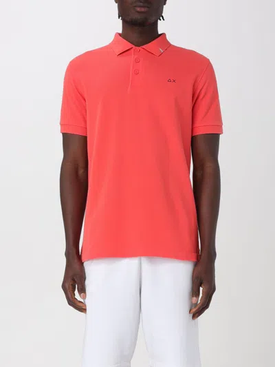 Sun 68 Polo Shirt  Men Color Raspberry