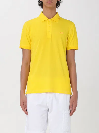 Sun 68 Polo Shirt  Men Color Yellow