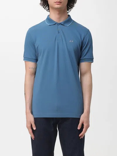 Sun 68 Polo Shirt Sun68 Men Color Avion In Blue