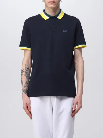 Sun 68 T-shirt  Men Color Blue