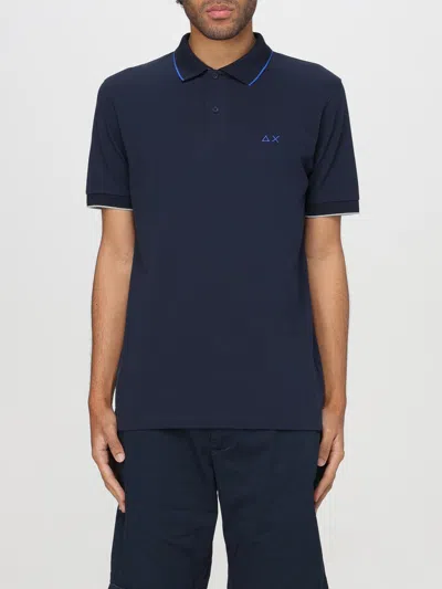 Sun 68 Polo Shirt  Men Color Blue