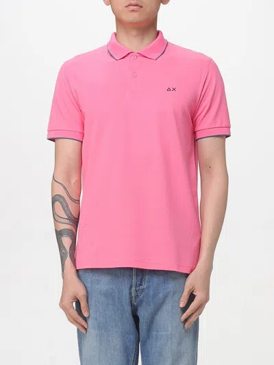 Sun 68 Polo Shirt Sun68 Men Color Fuchsia In Pink