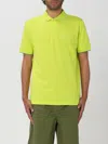 Sun 68 Polo Bande Piccole Sul Colletto In Lime