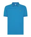 Sun 68 Polo Bande Piccole Sul Colletto In Sky-blue
