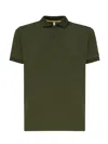 Sun 68 Polo T-shirt In Cotton In Verde Scuro
