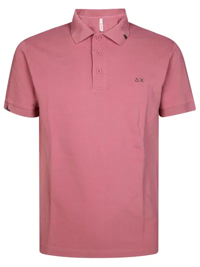 Sun 68 Polo Vintage In Pink