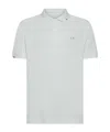 Sun 68 Polo Bande Piccole Sul Colletto In Off-white