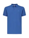 Sun 68 Polo With Embroidered Logo In Blue
