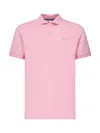 Sun 68 Short-sleeved Polo Shirt In Pink