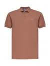 Sun 68 Polo With Embroidered Logo In Brown