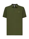 Sun 68 Polo With Embroidered Logo In Multi