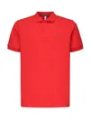 Sun 68 Polo With Embroidered Logo In Red